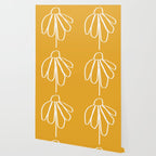 Minimal Flora - daisy yellow Wallpaper Gallery Image 2