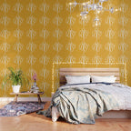 Minimal Flora - daisy yellow Wallpaper Gallery Image 3