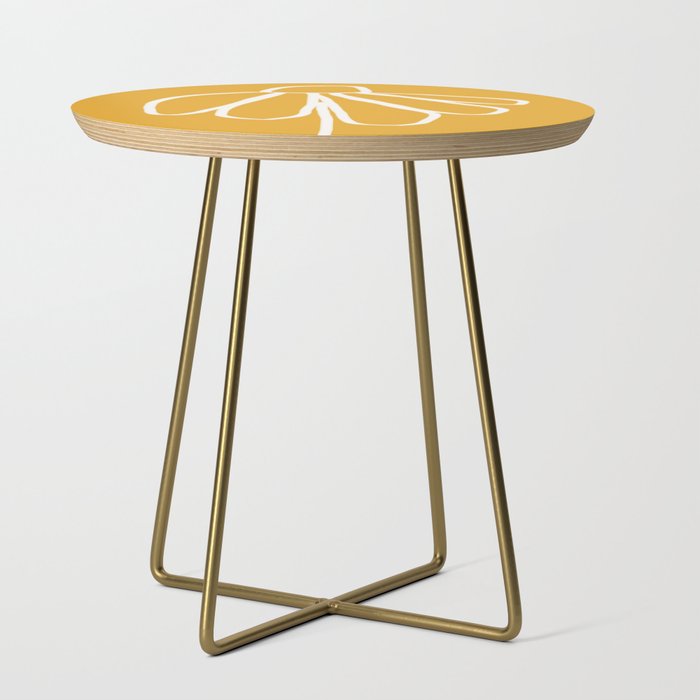 Minimal Flora - daisy yellow Side Table Gallery Image 1