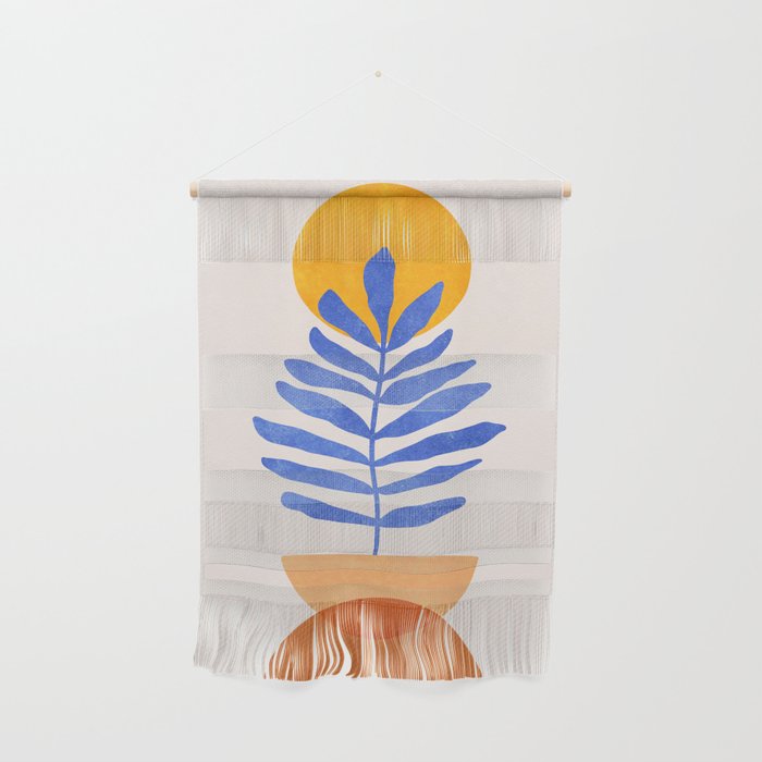 Indie Fern - Abstract Botanical  Wall Hanging Gallery Image 1