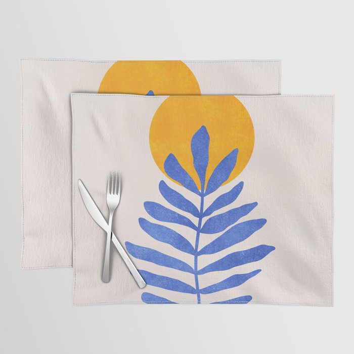 Indie Fern - Abstract Botanical  Placemat Gallery Image 1