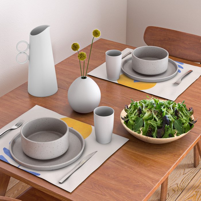Indie Fern - Abstract Botanical  Placemat Gallery Image 2