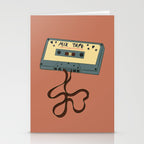 80s Vintage Cassette Mixed Tape  Stationery Card Gallery Image 2