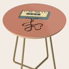 80s Vintage Cassette Mixed Tape  Side Table Gallery Image 2