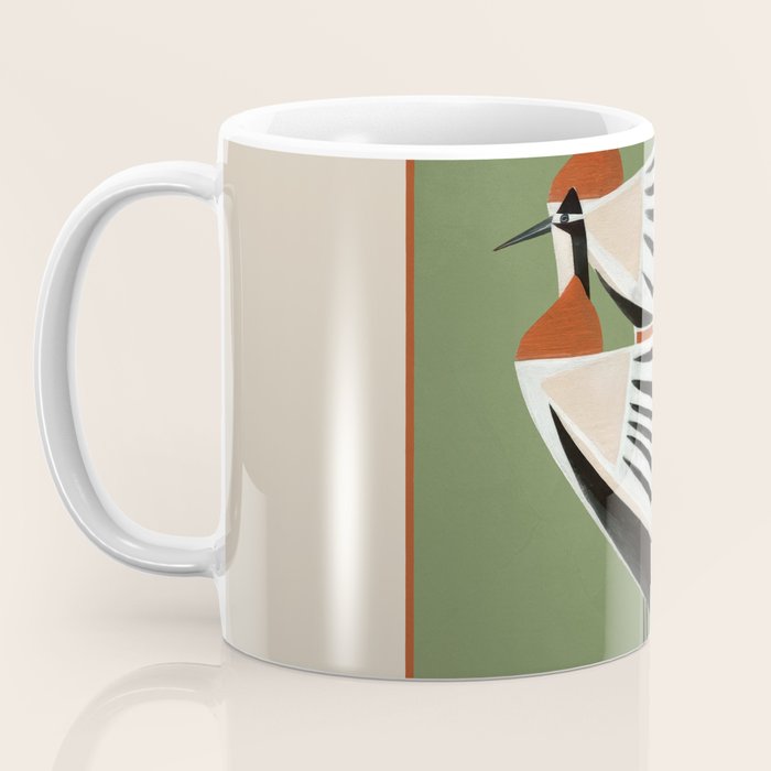 Striped Bird Pair Coffee Mug Gallery Image 3