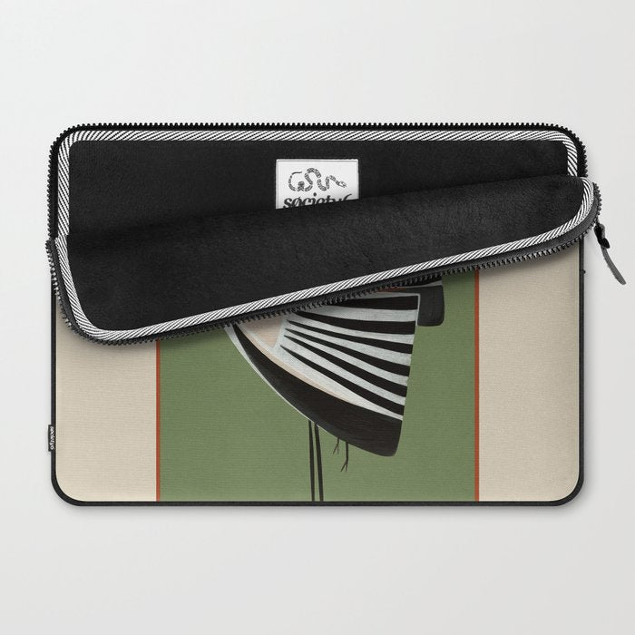 Striped Bird Pair Laptop Sleeve Gallery Image 2