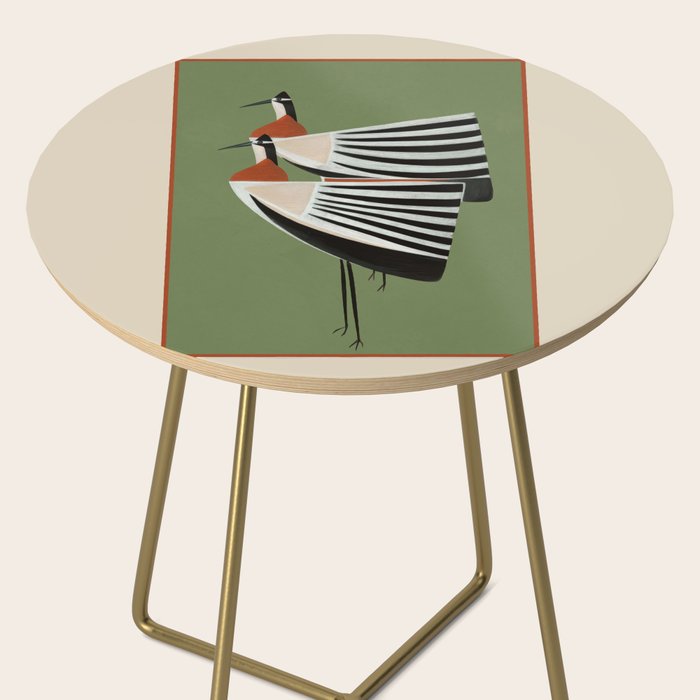 Striped Bird Pair Side Table Gallery Image 2