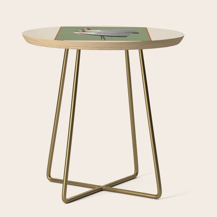 Striped Bird Pair Side Table Gallery Image 1