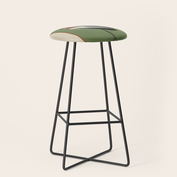 Striped Bird Pair Stool Gallery Image 1