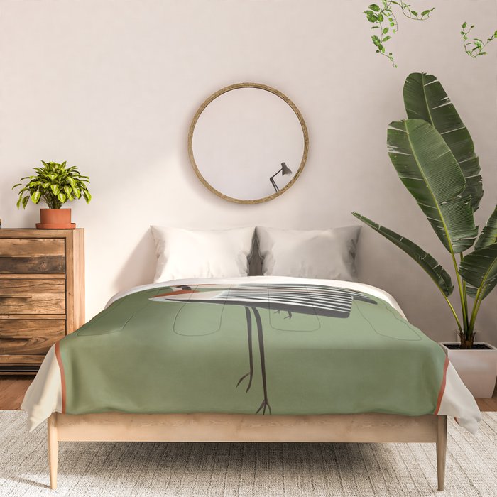 Striped Bird Pair Comforter Gallery Image 3