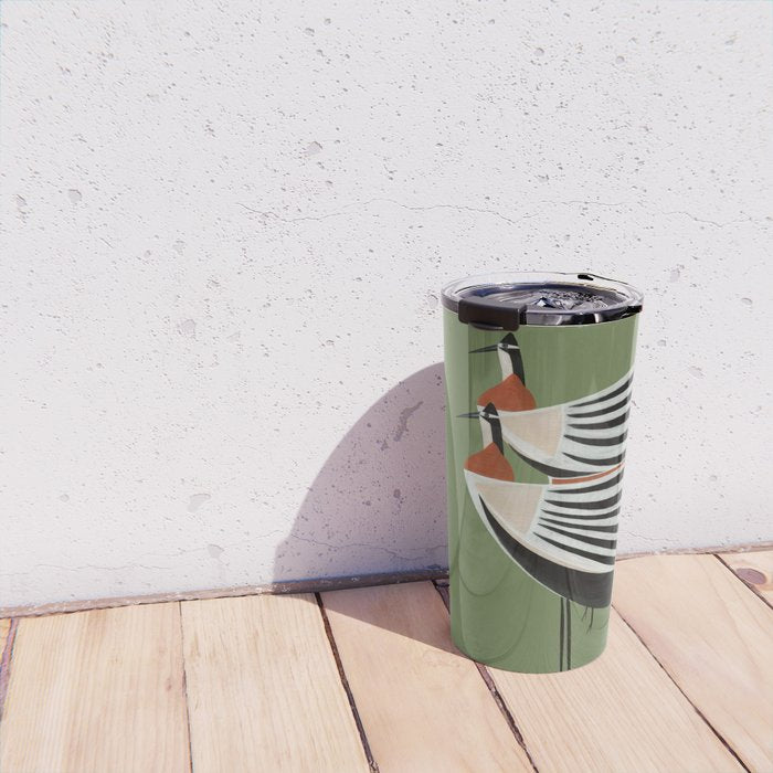 Striped Bird Pair Travel Mug Gallery Image 4
