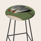 Striped Bird Pair Stool Gallery Image 2