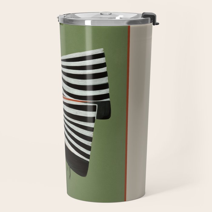 Striped Bird Pair Travel Mug Gallery Image 2
