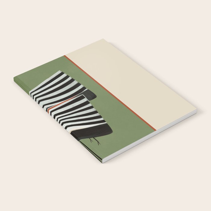 Striped Bird Pair Notebook Gallery Image 2