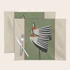 Striped Bird Pair Placemat Gallery Image 1