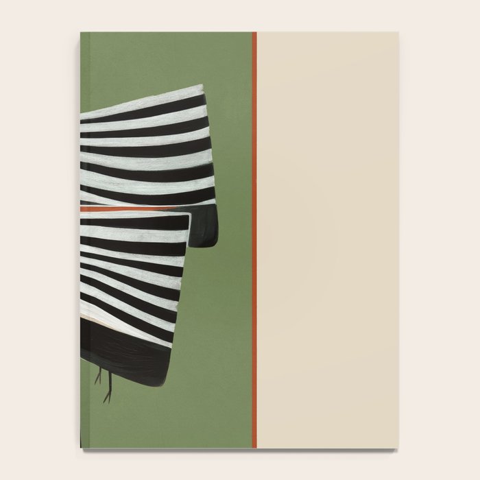 Striped Bird Pair Notebook Gallery Image 4