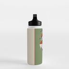 Striped Bird Pair Water Bottle Gallery Image 3