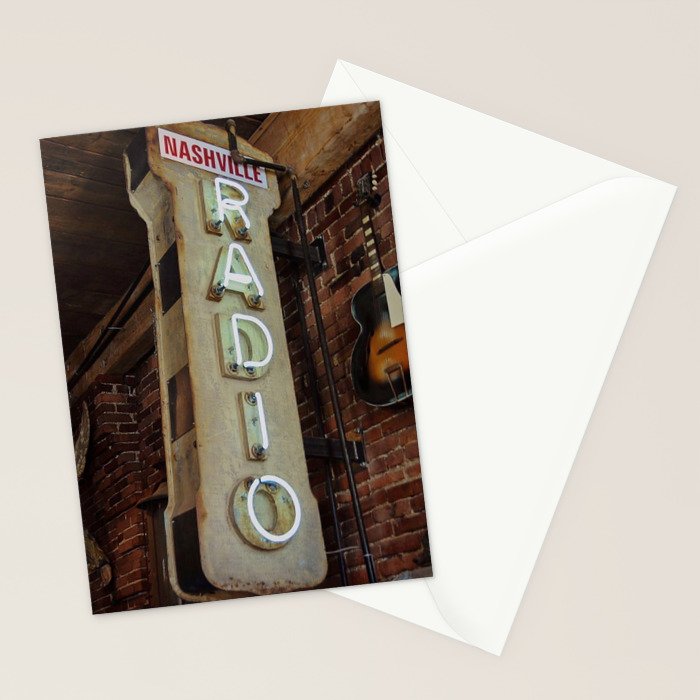 Nashville Radio Stationery Card Gallery Image 2
