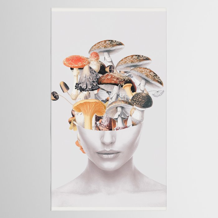Mushroom Lady 3 Tablecloth Gallery Image 2