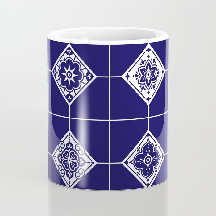Talavera Mexican Tile - Porcelain Palette Coffee Mug Gallery Image 4