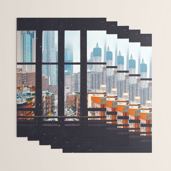 New York City Window Wrapping Paper Gallery Image 3