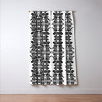 Black Ink Blots Window Curtain Gallery Image 3