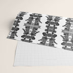 Black Ink Blots Wrapping Paper Gallery Image 2