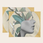 Floral Portrait /collage 3 Placemat Gallery Image 1