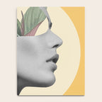 Floral Portrait /collage 3 Notebook Gallery Image 4