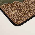 Japanese green Forest Painting Autumn Art Japandi Wall Art maximalist Art Nouveau Botanical Print Desk Mat Gallery Image 4