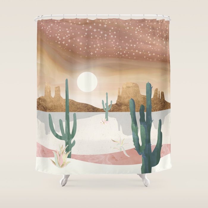 Honey Sky Shower Curtain Gallery Image 1