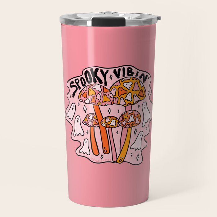Spooky Vibin' Travel Mug Gallery Image 1