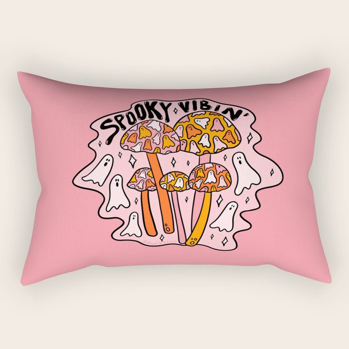 Spooky Vibin' Rectangular Pillow Gallery Image 1
