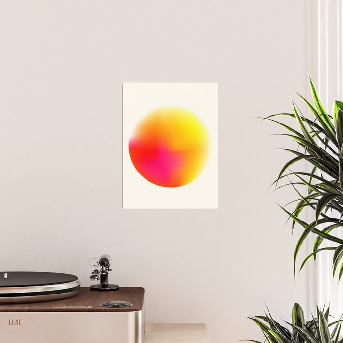 Bold Minimalism - Abstract Sphere Poster Gallery Image 2