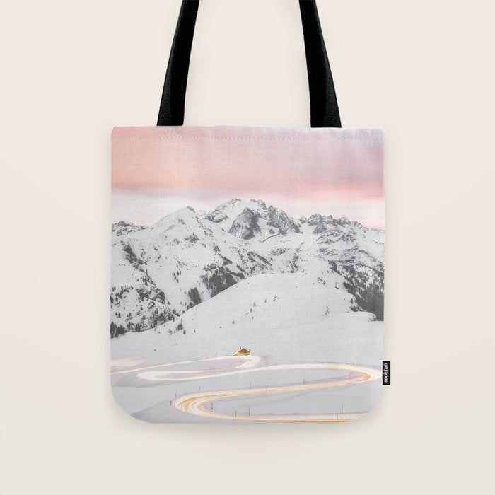Long Exposure Lapland Landscape Tote Bag Gallery Image 1