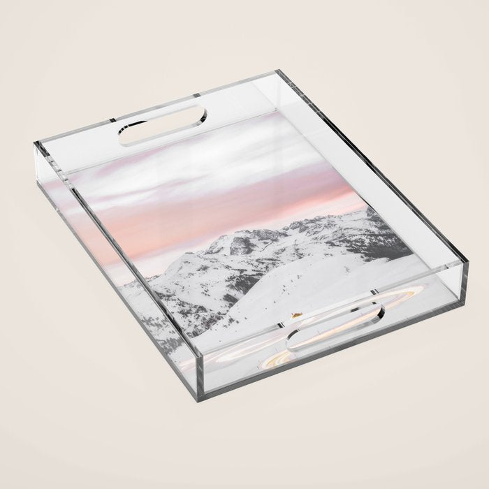 Long Exposure Lapland Landscape Acrylic Tray Gallery Image 1