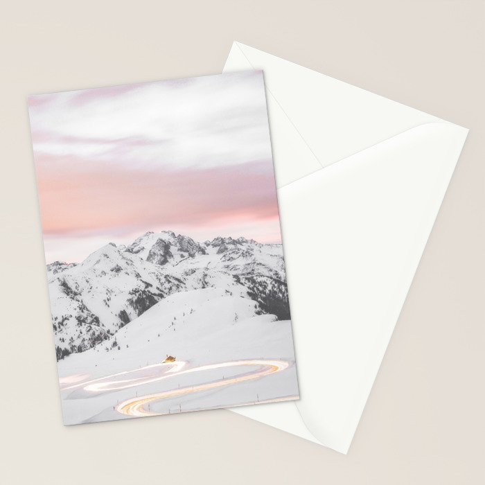 Long Exposure Lapland Landscape Stationery Card Gallery Image 2