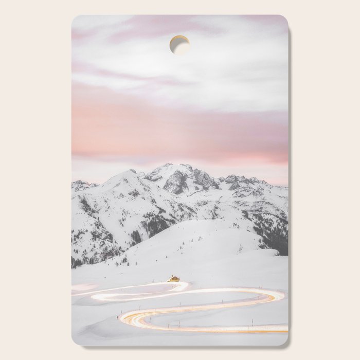 Long Exposure Lapland Landscape Cutting Board Gallery Image 1