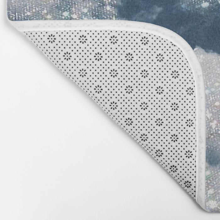 SKY | clouds | blue | glitter | freedom | nature | diamond | bling | collage | inspiration positive  Bath Mat Gallery Image 2