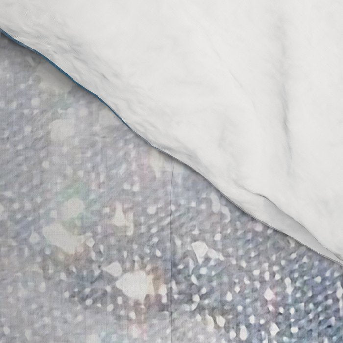SKY | clouds | blue | glitter | freedom | nature | diamond | bling | collage | inspiration positive  Comforter Gallery Image 4