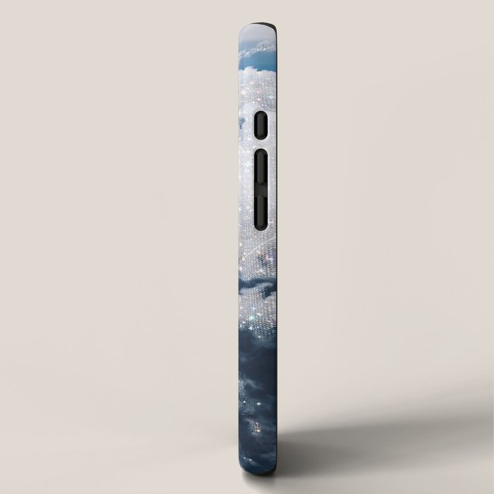 SKY | clouds | blue | glitter | freedom | nature | diamond | bling | collage | inspiration positive  iPhone Case Gallery Image 2
