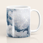 SKY | clouds | blue | glitter | freedom | nature | diamond | bling | collage | inspiration positive  Coffee Mug Gallery Image 1