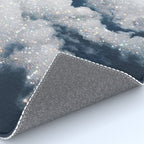SKY | clouds | blue | glitter | freedom | nature | diamond | bling | collage | inspiration positive  Rug Gallery Image 4