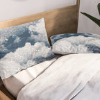 SKY | clouds | blue | glitter | freedom | nature | diamond | bling | collage | inspiration positive  Pillow Sham Gallery Image 2