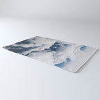 SKY | clouds | blue | glitter | freedom | nature | diamond | bling | collage | inspiration positive  Rug Gallery Image 3
