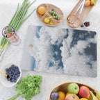 SKY | clouds | blue | glitter | freedom | nature | diamond | bling | collage | inspiration positive  Cutting Board Gallery Image 2