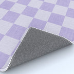 Linen Check Pattern - Lavender Rug Gallery Image 4