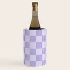 Linen Check Pattern - Lavender Wine Chiller Gallery Image 2