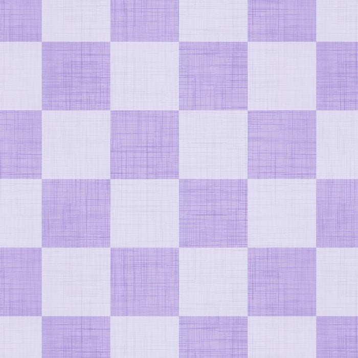 Linen Check Pattern - Lavender Coffee Mug Gallery Image 2