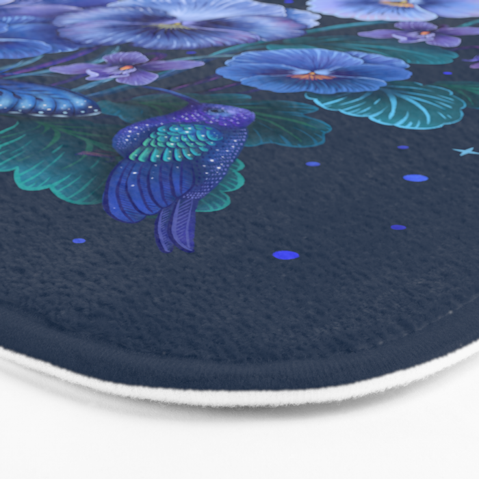 Violet - February Flower  Bath Mat Gallery Image 3